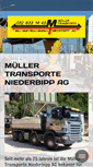 Mobile Screenshot of muellertransporteniederbipp.ch